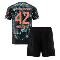 Camisa de Futebol Bayern Munich Jamal Musiala #42 Equipamento Secundário Infantil 2024-25 Manga Curta (+ Calças curtas)